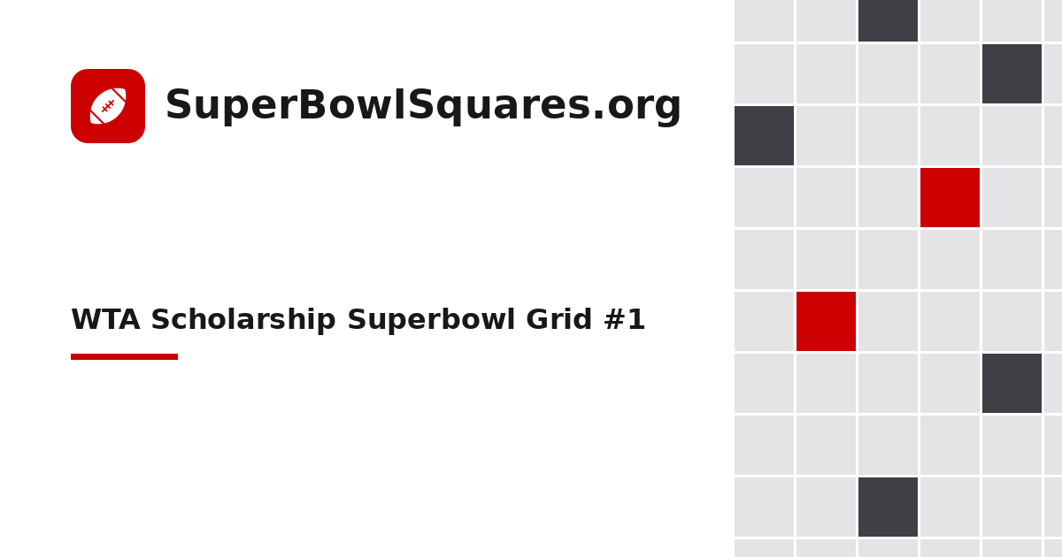 Show Picks | WTA Scholarship Superbowl Grid #1
