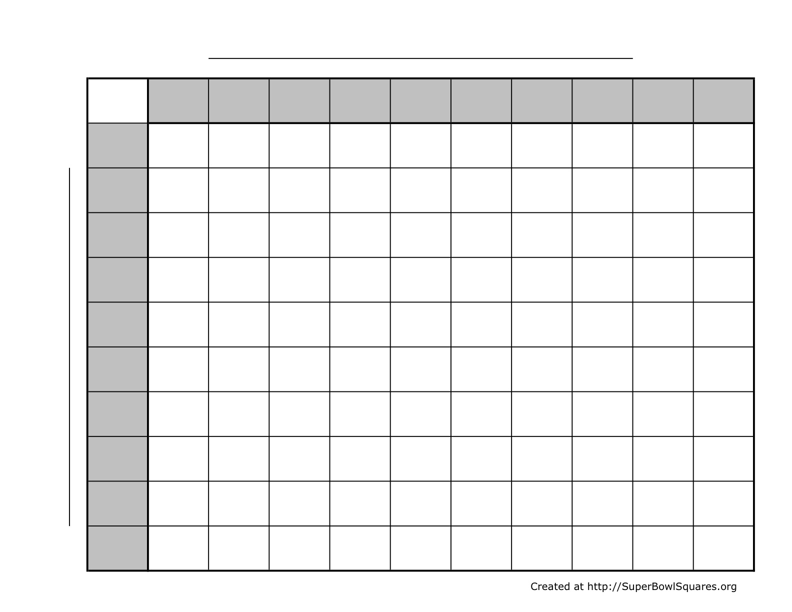 Football Square Chart