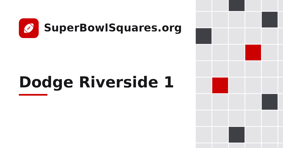 Show Picks | Dodge Riverside 1
